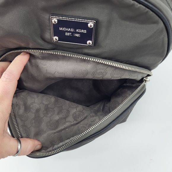 Michael Kors Grey Backpack - Picture 2 of 11